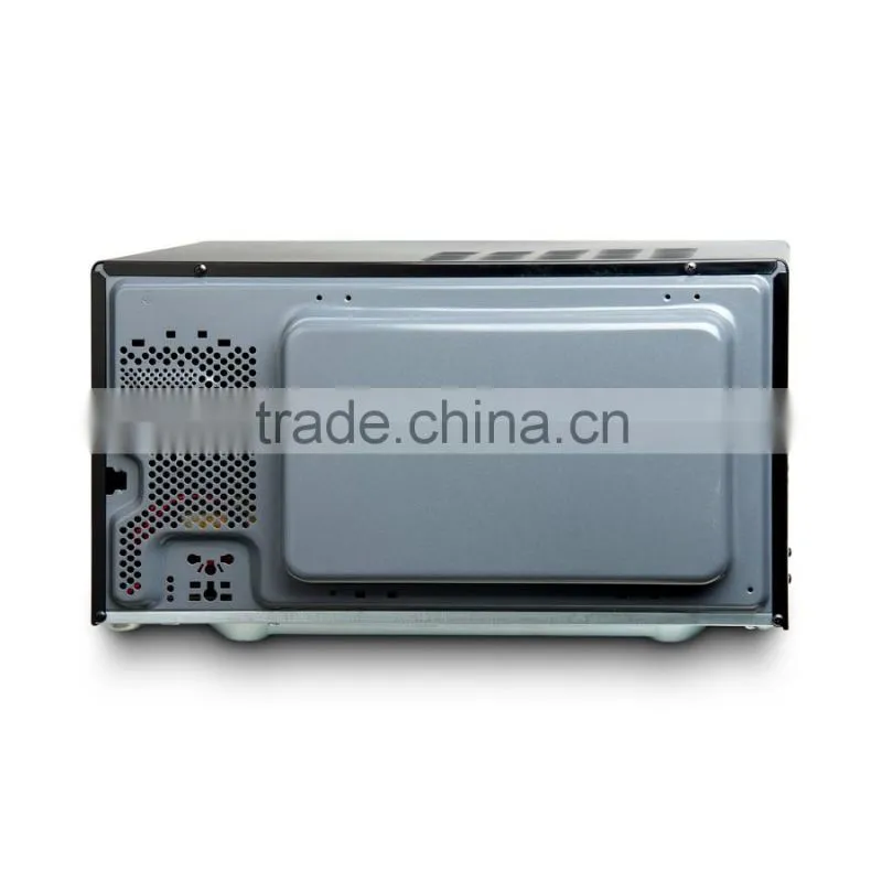 low radiation microwave oven with control panel and components 28L
