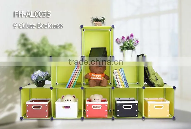 2016 diy easy storage Book Shelf Storage Bookcase with Doors