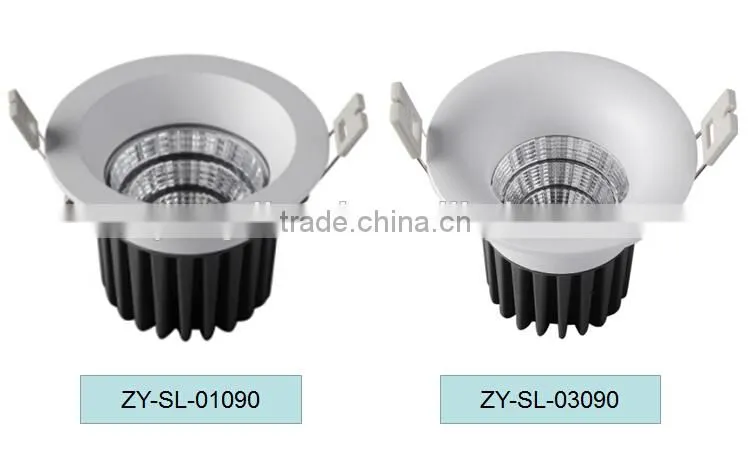 Cob light for 95mm hole / 9W 3.7-inch LED ceiling light downliht / Warm white spotlight lamp
