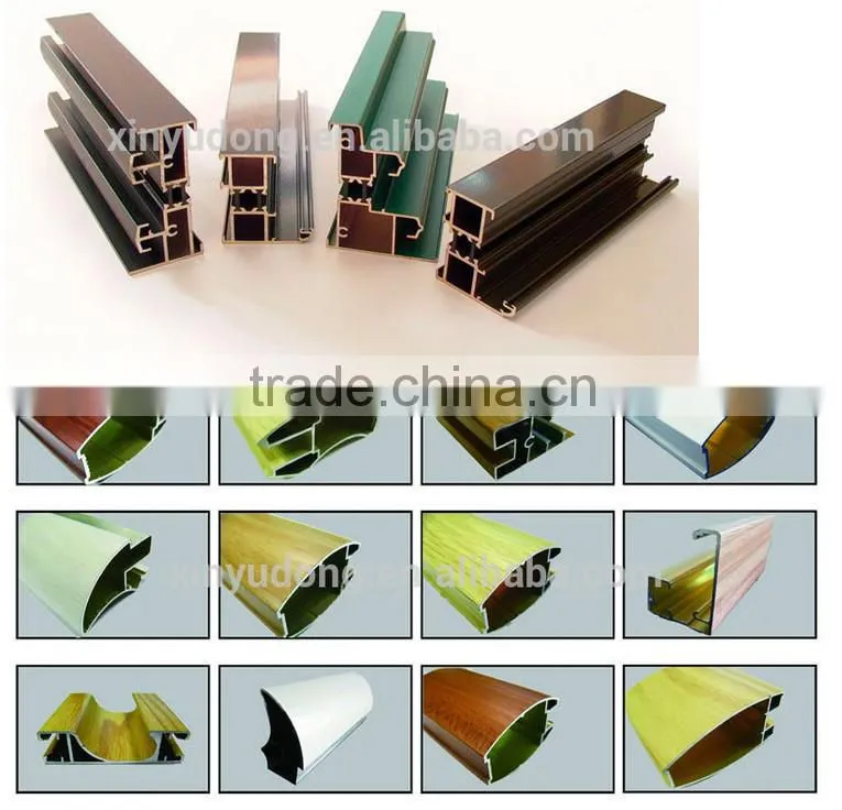 6000 series aluminium extrusion profile for elegant curtain wall with good quality/aluminium curtain wall profile