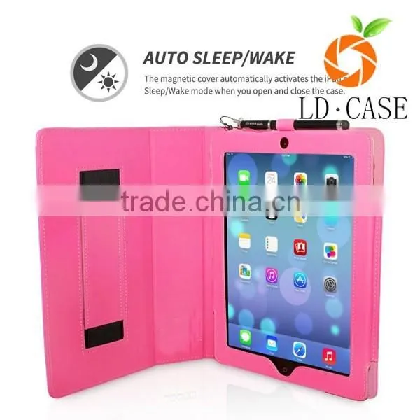 Leather Stand Foldable Case Cover with Multiple Viewing auto Sleep Wake For Apple iPad Pro 9.7 inch