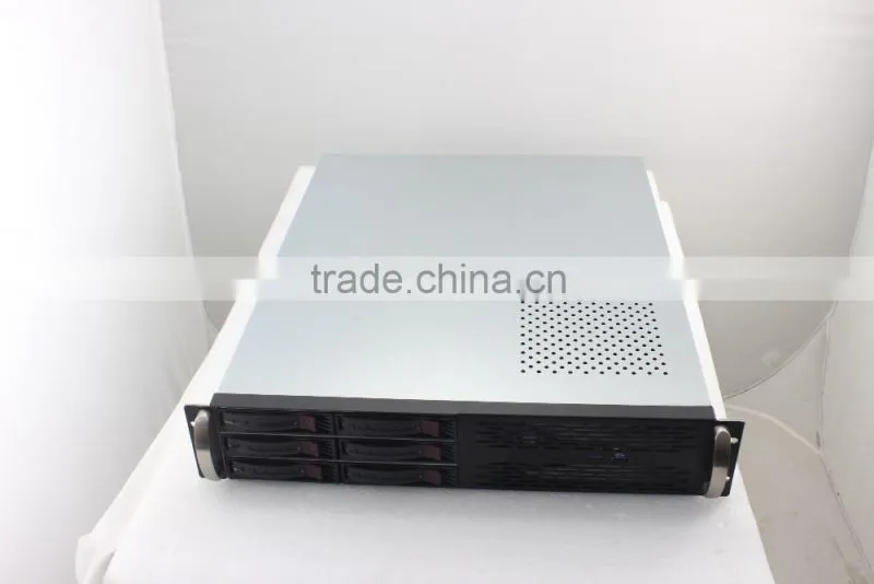 2U rack type hot-swap 6 bays server case hot-sale in Korea