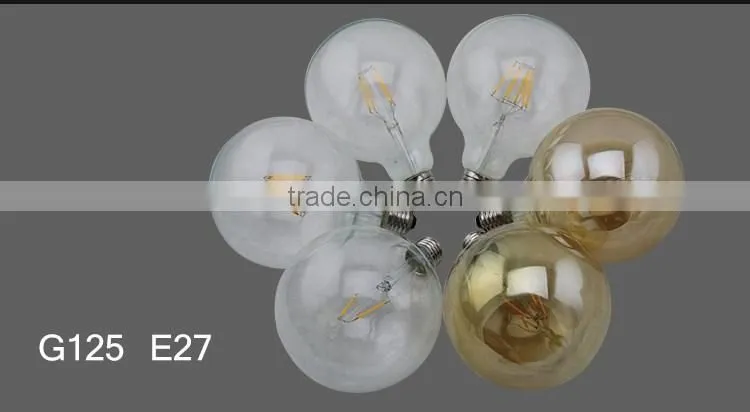 Super Bright 360 Degree Wholesale Price Led Filament Bulbs G125 2W 4W 6W 8W