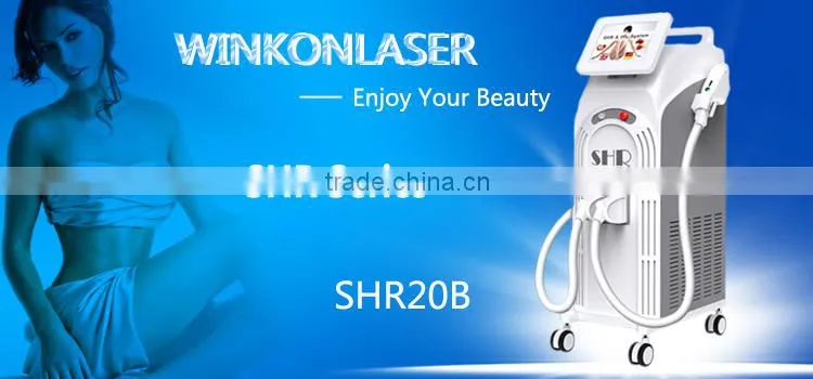 skin clean machine/ multifunctional SHR, ELIGHT,RF,ND:YAG LASER