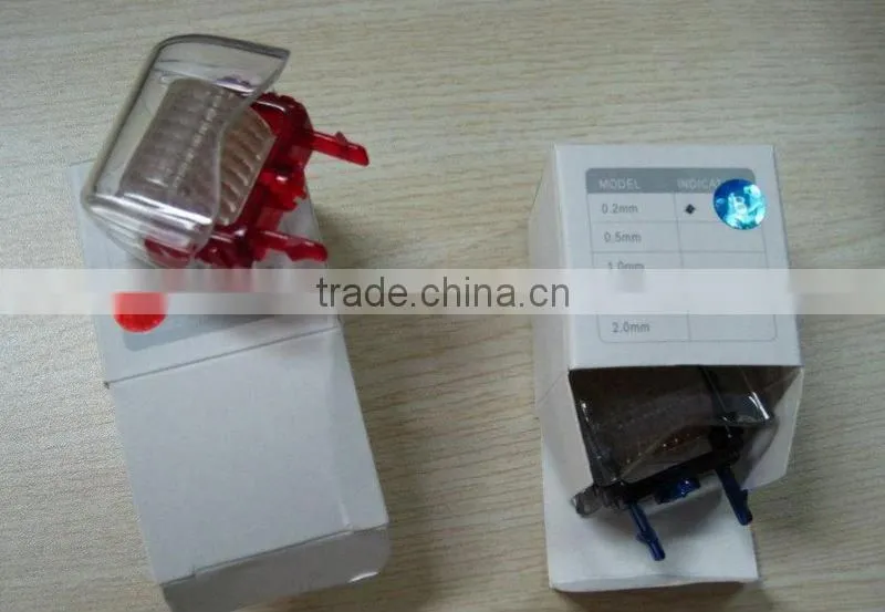 Spa using beauty product led bio-light therapy titanium needle derma roller L004