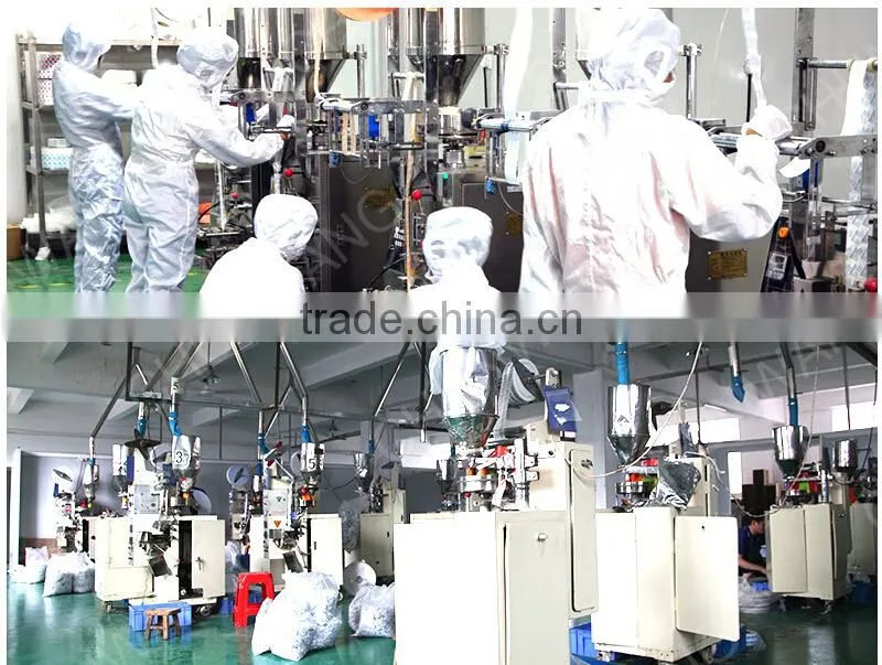 siilica gel desiccant pouches on a reel run on desiccant feeders