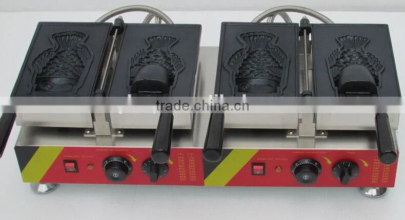 Open Mouth Ice Cream Fish Waffle MachineTaiyaki Machine