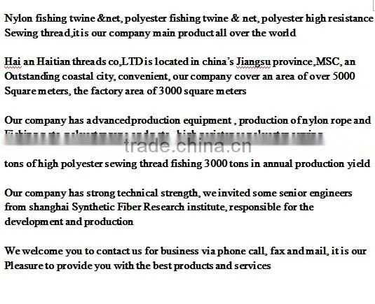 China direct deal high tenacity 100% polypropylene fiber/pp yarn