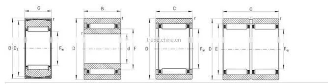 Professional Manufacture Needle Roller Bearing Na3085