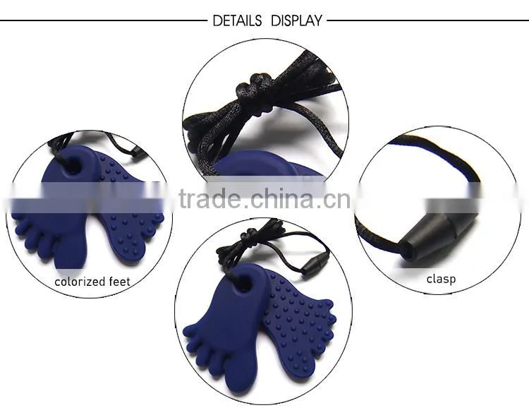 Silicone Chewable silicone steether pendant
