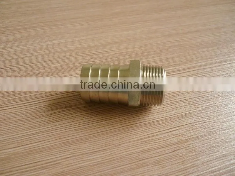 CNC 1/4 Brass Hose Male Connector Fittings for air compressor