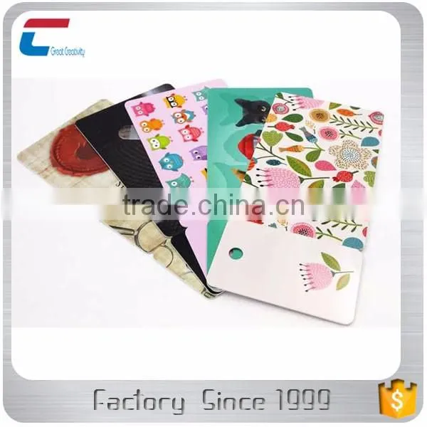 PVC Plastic snap off key tag cards
