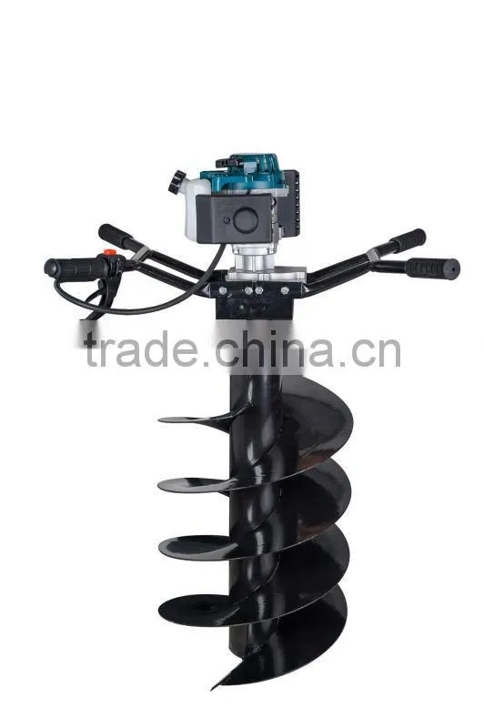New OEM products gasoline petrol earth augers drill 57cc garden tools 400mm drill