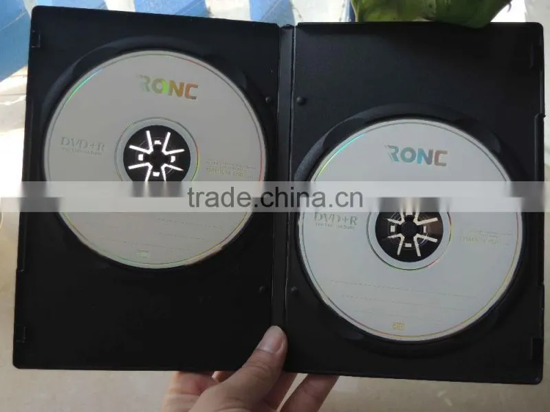 Eco-friendly single side 7mm plastic dvd cases