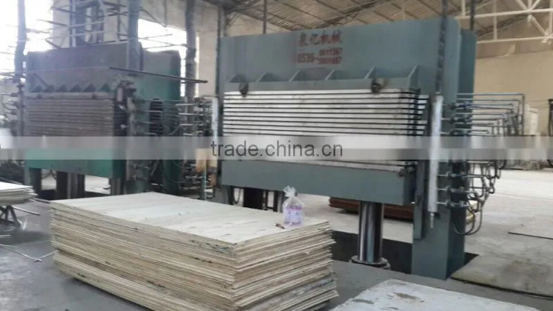 woodworking veneer hot press machine