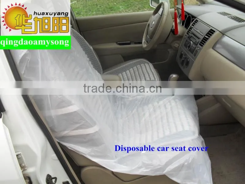 LDPE plastic clear plastic car Seat Covers with printing 500 pcs/roll