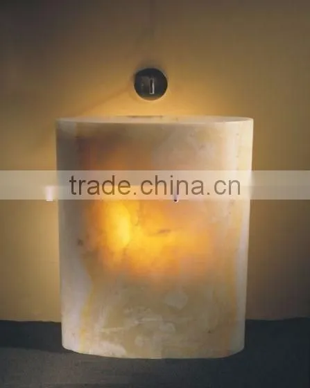 BEAUTIFUL BACKLIT ONYX PEDESTALS SINKS