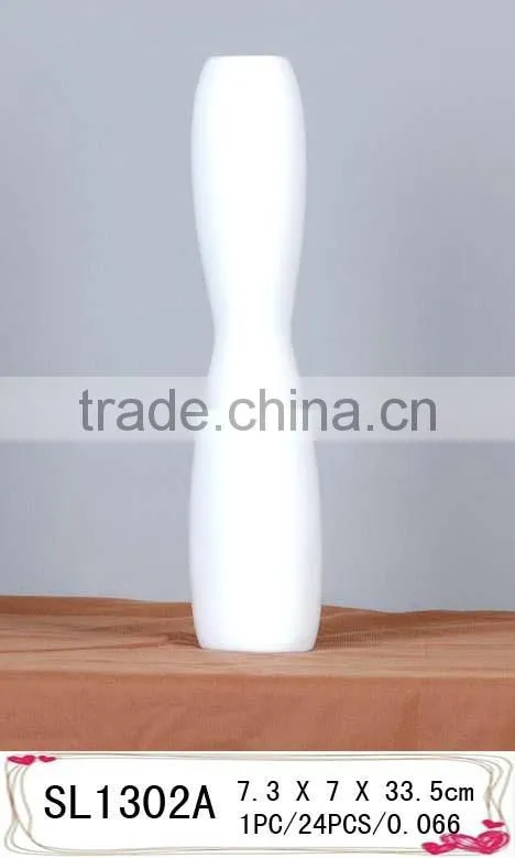 2015 hot sale home decoration fiberglass flower tall vase