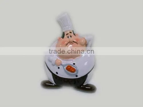 Small decorative polyresin magnets