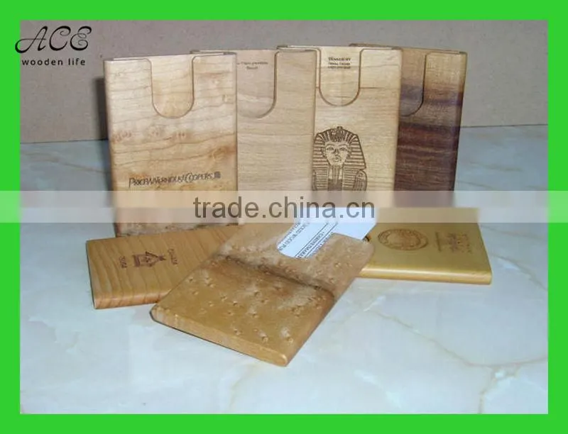 Solid wood business card holders Wooden business card holders Wooden gifts
