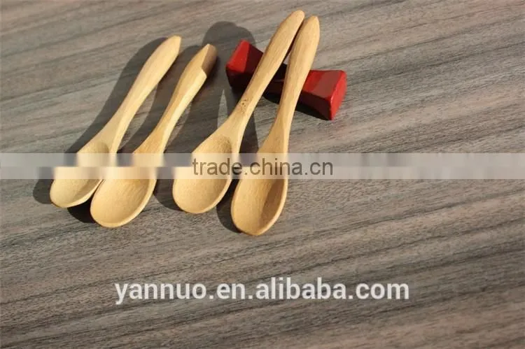Natural Mini wood honey ice cream Spoon, Small Wooden Spoon