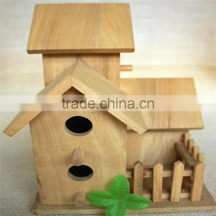 Wooden houses wood Villa model shape sorter toy crazy toys for kids