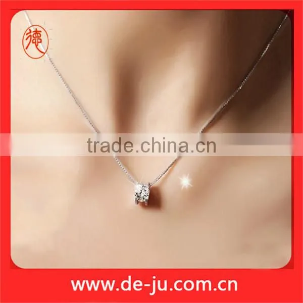Crystal Latest Design Small Pendant Necklace