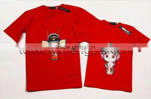 100% Cotton Parent-child T Shirt Clothes