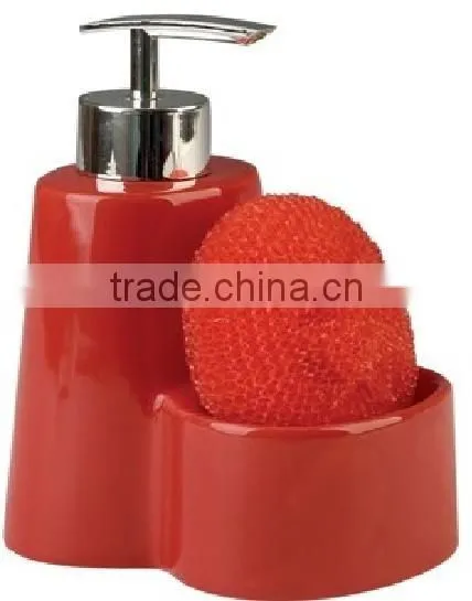 plastic pump ceramic soap dispenser
