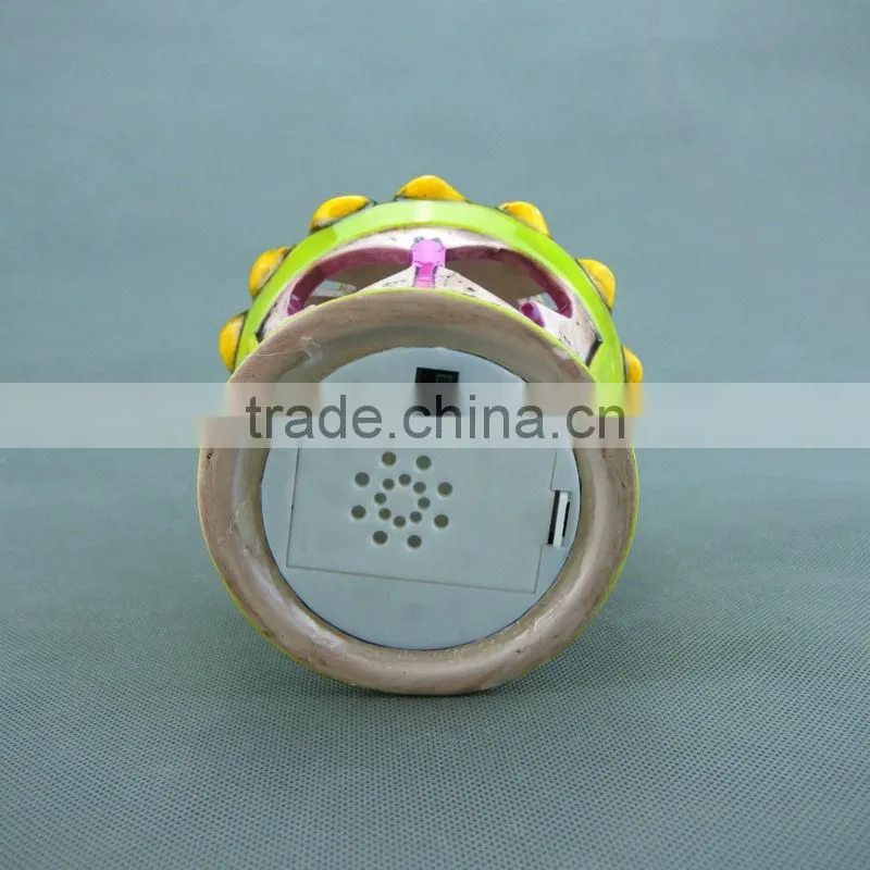 Outdoor Hanging Ceramic Garden Lantern with LED