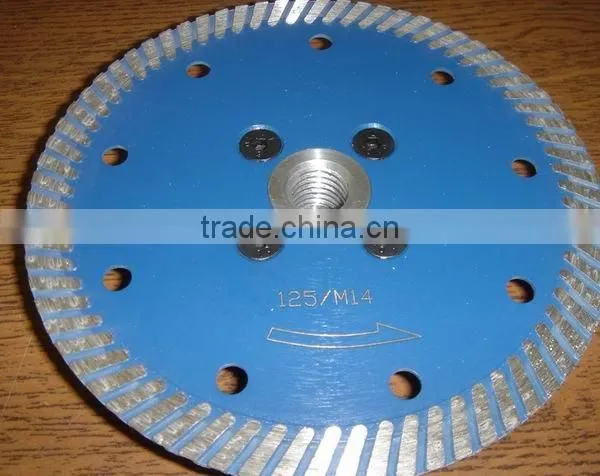 China Manufacturer Guangjing Turbo Diamond Blade Disc for Wet Cutting Granite