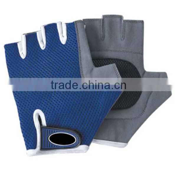 Pro fit fingerless workout gym fitness weight gloves for weight lifting