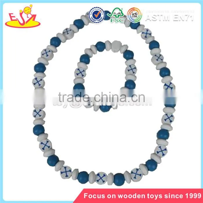 Wholesale high quality children wooden string beads toy hot wooden string beads toy W11E013