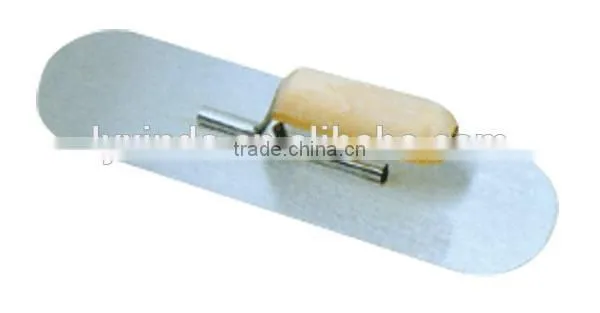 wooden handle plastering trowel with teeth factory