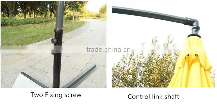 New design waterproof garden parasol umbrella
