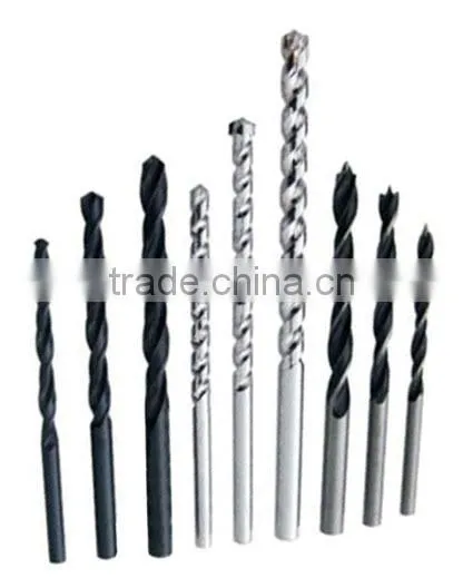 9PC Twist Drill &Wood Drill&Masonry Drill Bit Set