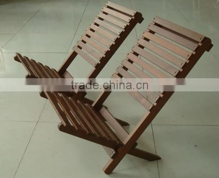2017 Qingdao inflatable folding slat wooden beach chair