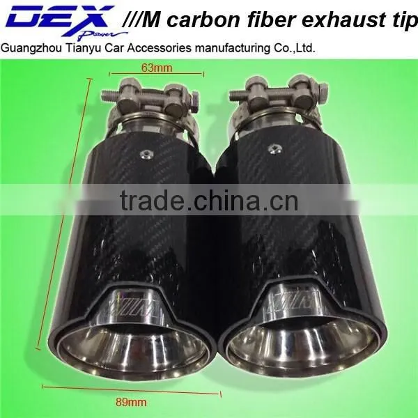 Racing Exhaust Tip High Quality Best Price Stainless Steel Carbon Fiber Exhaust Muffler Tip for B~MW