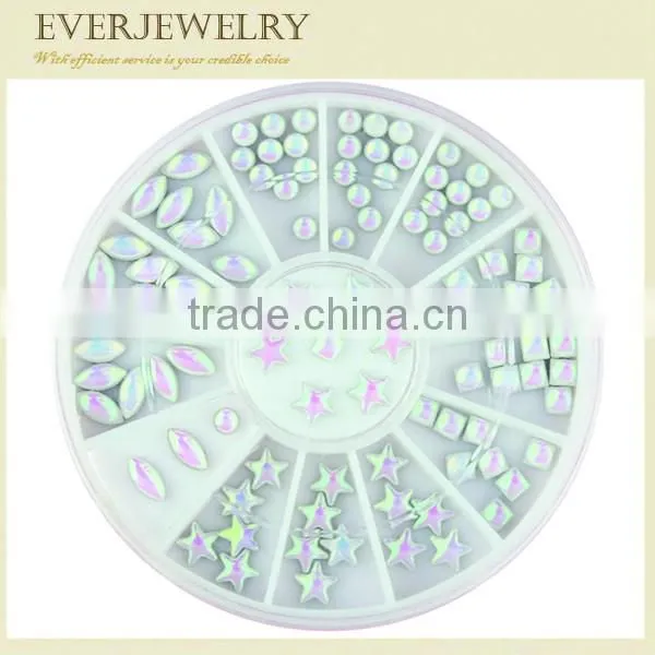 Small Case Flatback Nail Art Crystal Stones