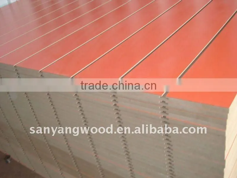 GROOVED SLOTTED MDF