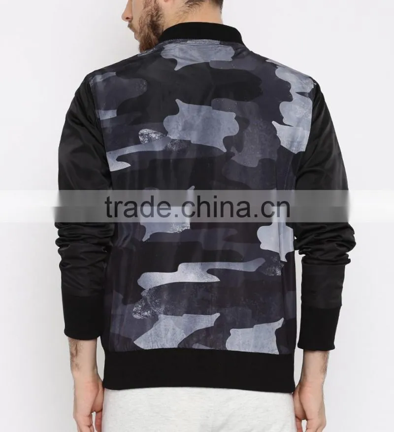 hot sale men camo printed windbreaker without hood