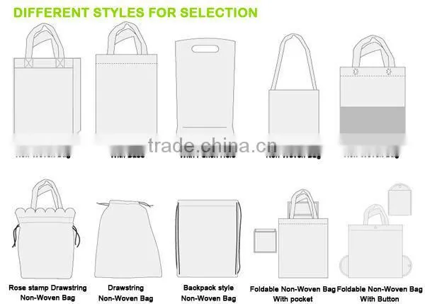 eco friendly shock resistance custom disposable shopping bags