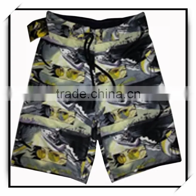 Custom board shorts swimming 3/4 mens shorts