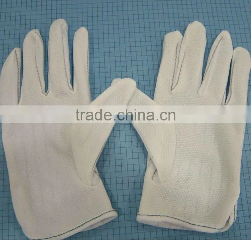 ESD PVC Dotted cotton Glove