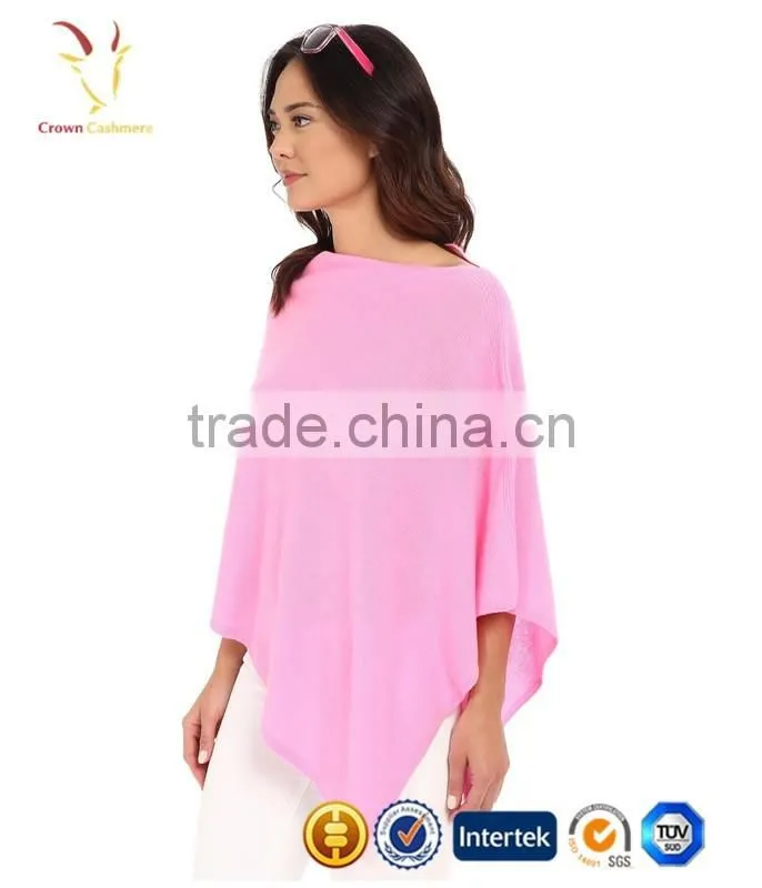 Cashmere Designer Poncho Sweater For Women