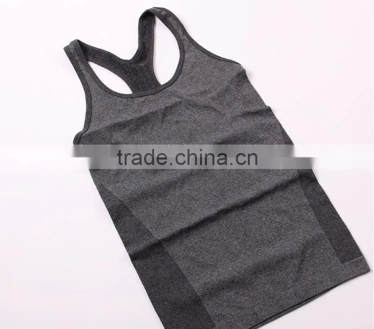 hot sale fashion cotton/polyester women gym dry fit tank top