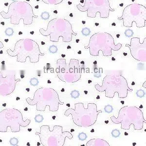 Toddler Girl Pink & White Elephant Print Dress 2-3 Years Vintage Style 100% Cotton Handmade Party Dress