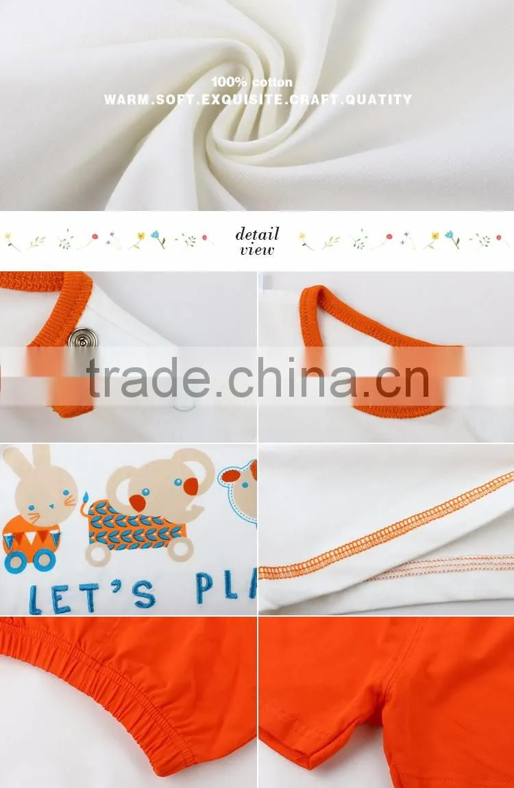 Baby boy clothes cute baby boy short-sleeved cotton suits