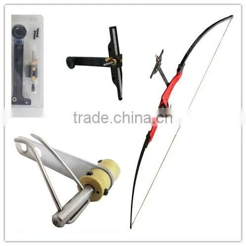 Aluminium riser recurve bows