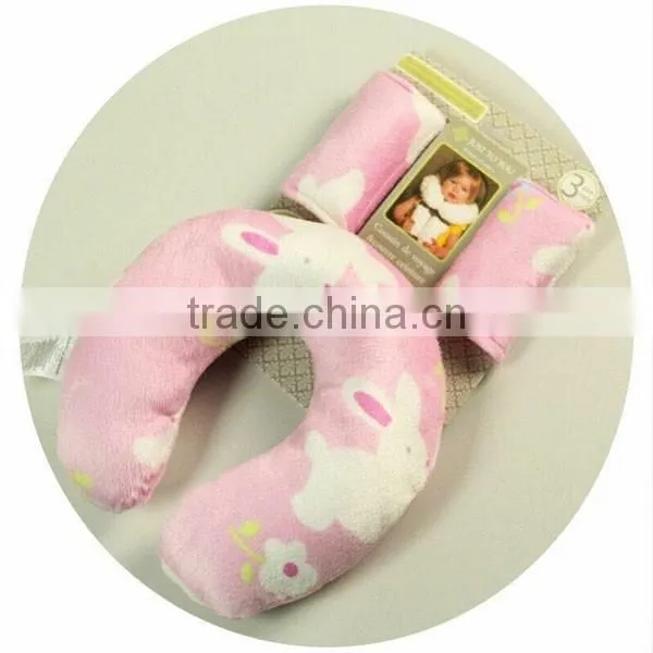fuzzy baby stroller pillow baby neck pillow